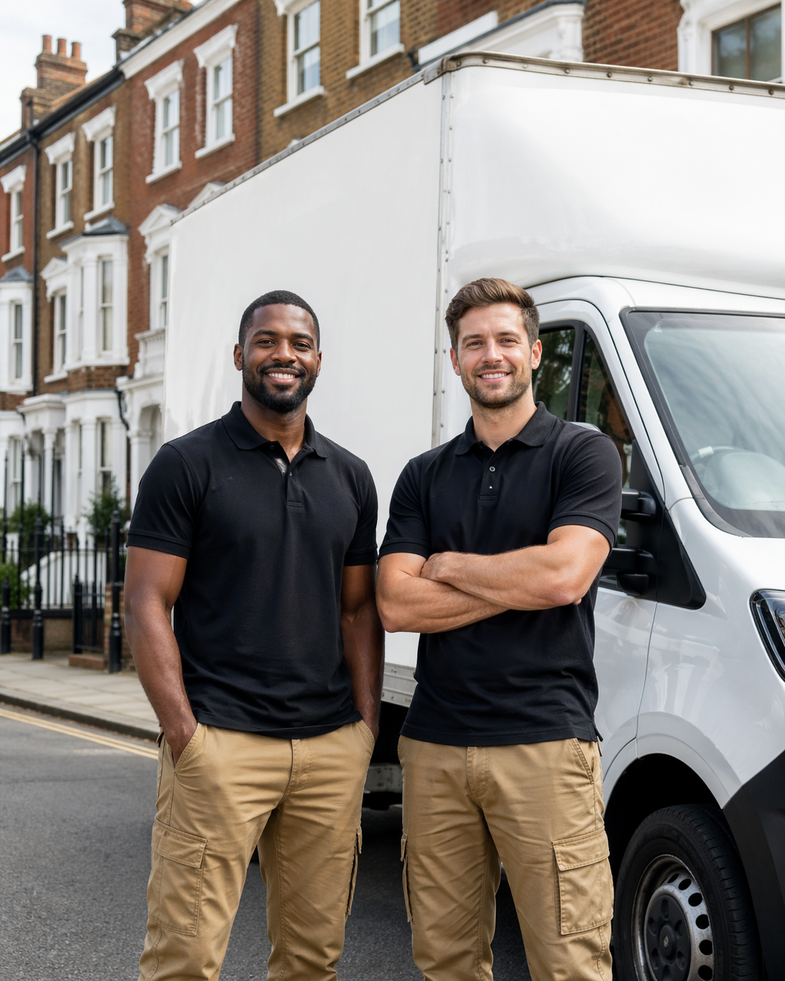 Delivery Van in London professional delivery team with van